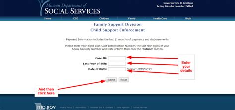 Our office does not handle <b>child</b> <b>support</b> orders or have access to case files. . Missouri child support payment information center